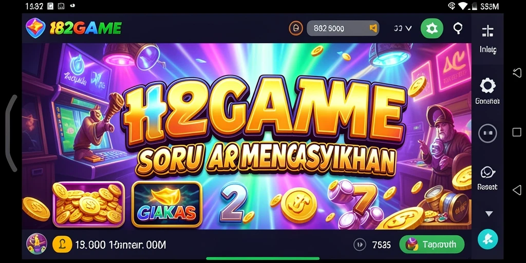 Tampilan utama gameplay Slot yang seru dan menarik.