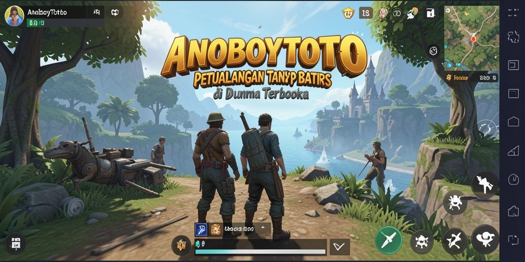 Tampilan gameplay ANOBOYTOTO yang memukau dalam dunia Open World.