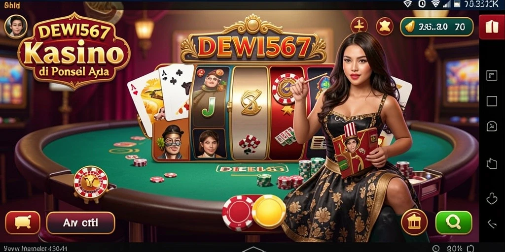 Tampilan permainan menarik dari DEWI567 dengan suasana kasino yang nyata.