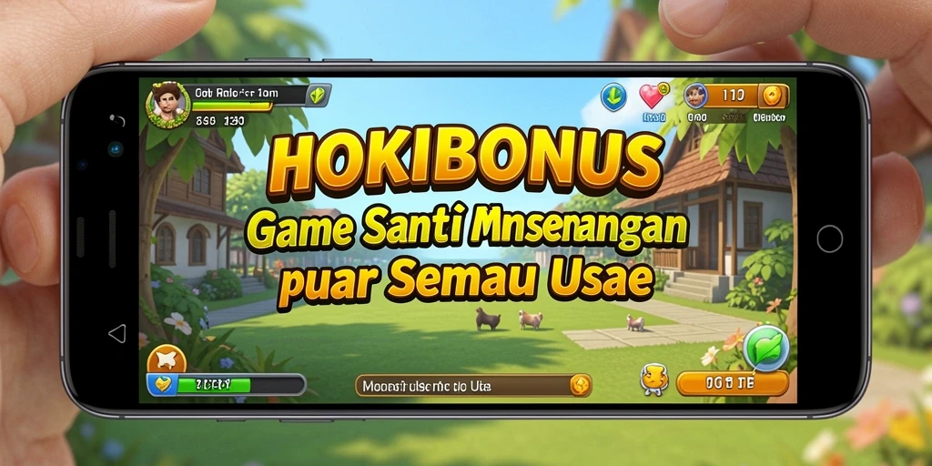 Tangkapan layar gameplay menarik dari HOKIBONUS yang penuh warna.