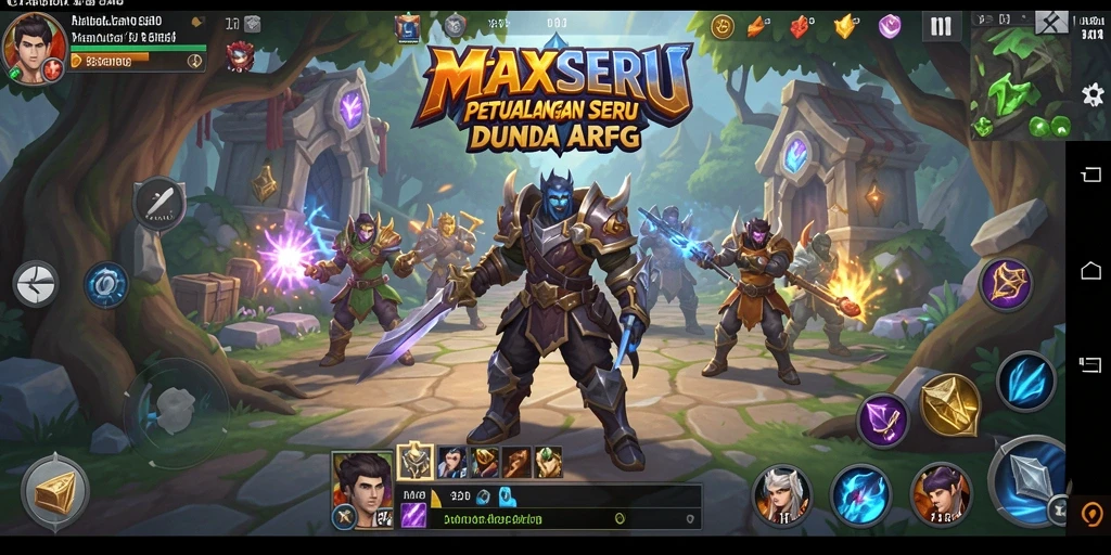 Tampilan gameplay menarik dari MAXSERU yang penuh aksi.