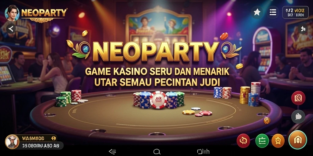 Gameplay seru di NEOPARTY dengan banyak pilihan permainan kasino.