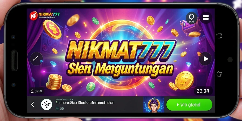 Tampilan cerah dan menarik dari gameplay Slot NIKMAT777.