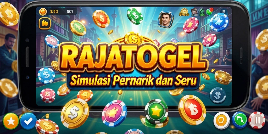 Tampilan gameplay menarik dari RAJATOGEL menunjukkan simulasi yang mendalam.