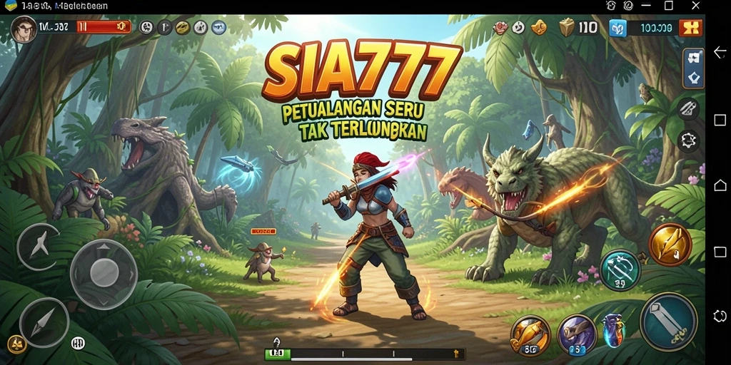 Screenshot gameplay SIA777 menampilkan petualangan yang mendebarkan di dunia luas.