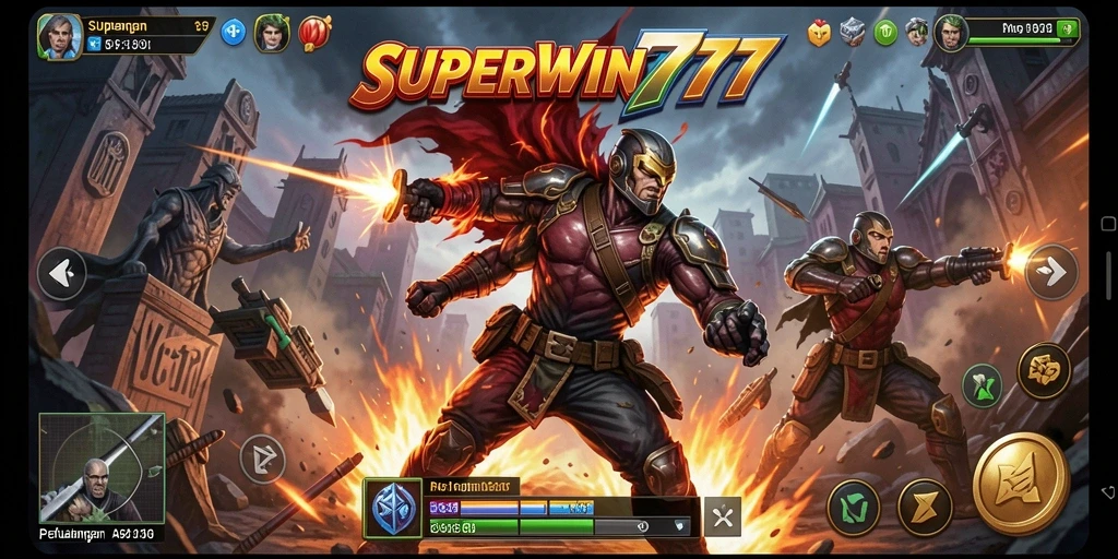 Tampilan gameplay SUPERWIN777 yang menarik dan penuh aksi.