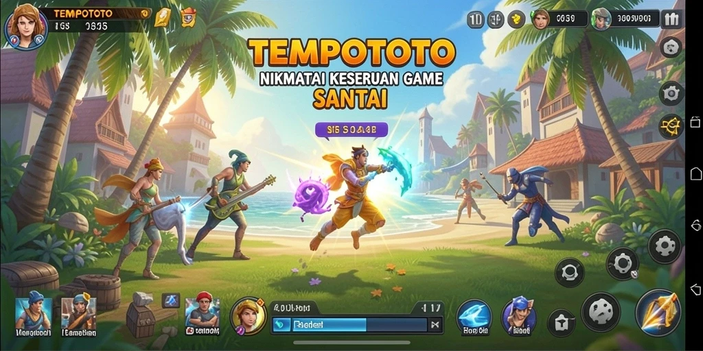 Tampilan screenshot dari gameplay TEMPOTOTO yang mengasyikkan.
