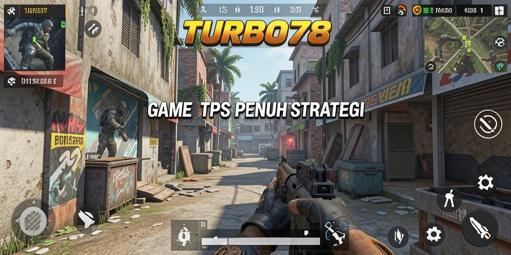 Tampilan gameplay seru dan mendebarkan dari TURBO78.